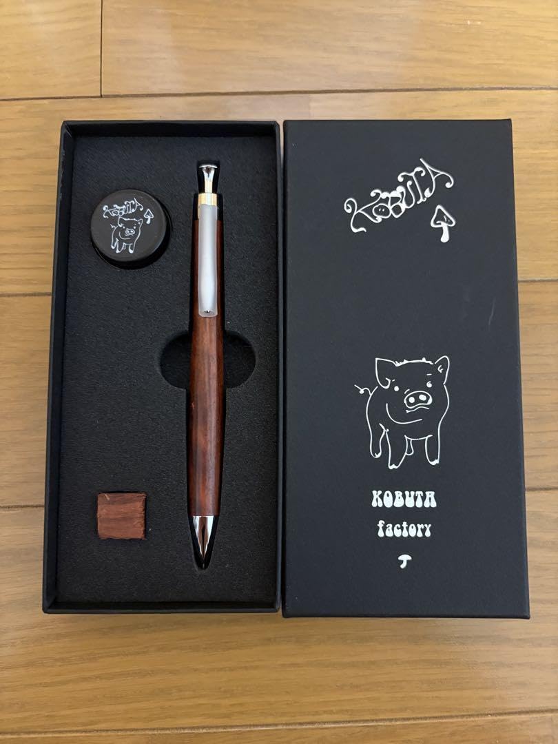 こぶた工房　ザンビア血檀　シャープペンシル　新品未使用 Amazon.co.jp: こぶた工房 ザンビア血檀 極上縮杢 シャープペンシル